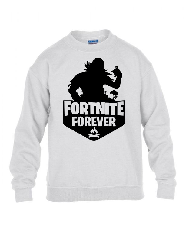 fortnite forever Fehér Gyerek Pulóver