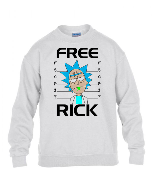 rick és morty Fehér Gyerek Pulóver
