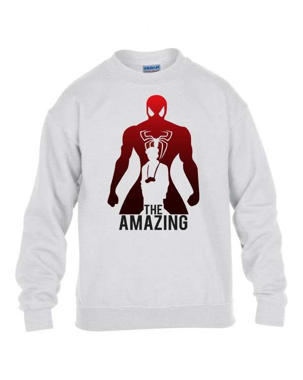 amazing spider man pókember Fehér Gyerek Pulóver