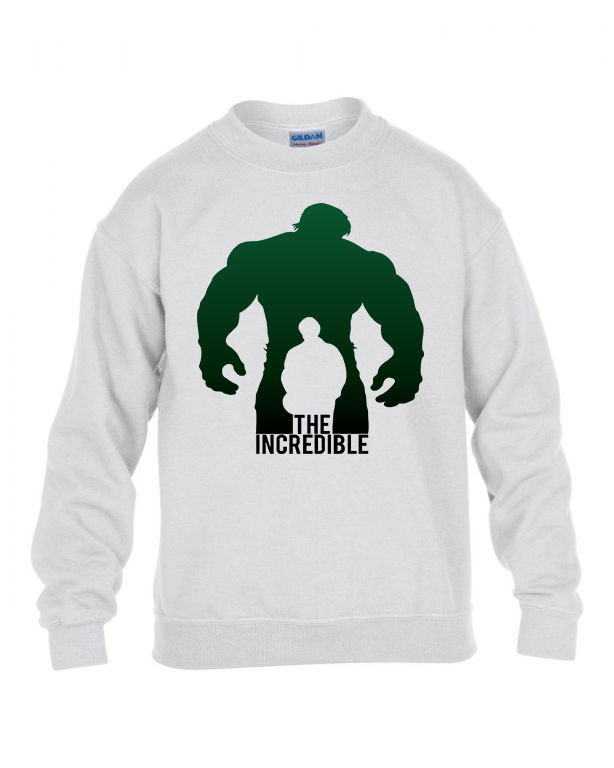 hulk Fehér Gyerek Pulóver