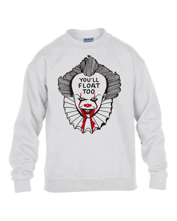 pennywise it az stephen king Fehér Gyerek Pulóver