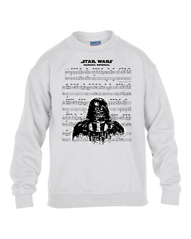 star wars darth vader induló Fehér Gyerek Pulóver