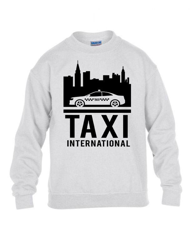 Taxis taxi Fehér Gyerek Pulóver