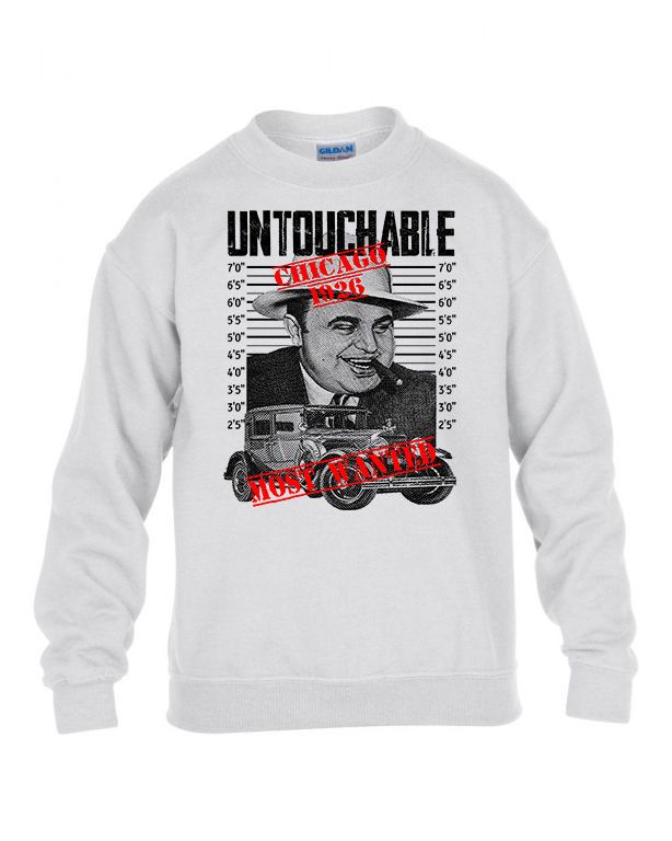 Al Capone Fehér Gyerek Pulóver