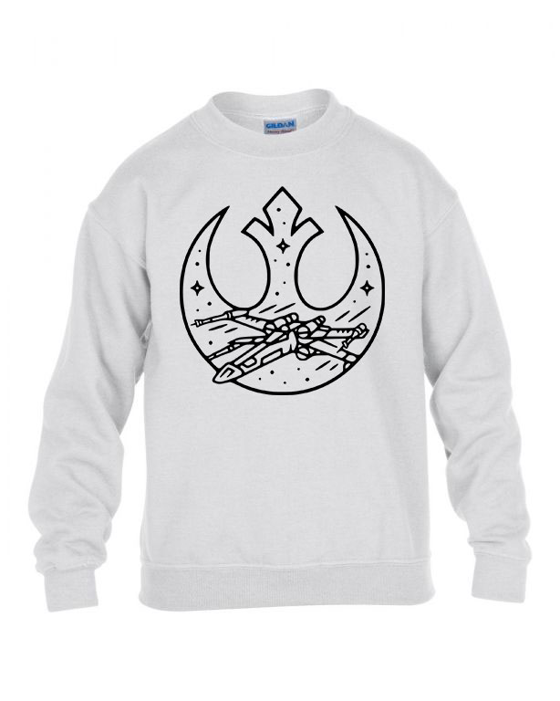 Star Wars X-wing X-szárnyú Fehér Gyerek Pulóver