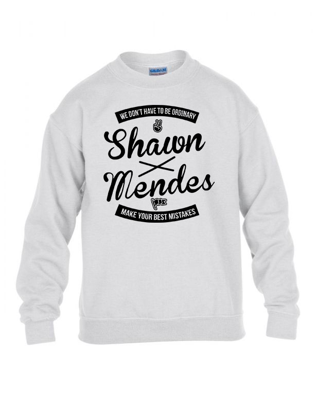 Shawn Mendes Fehér Gyerek Pulóver