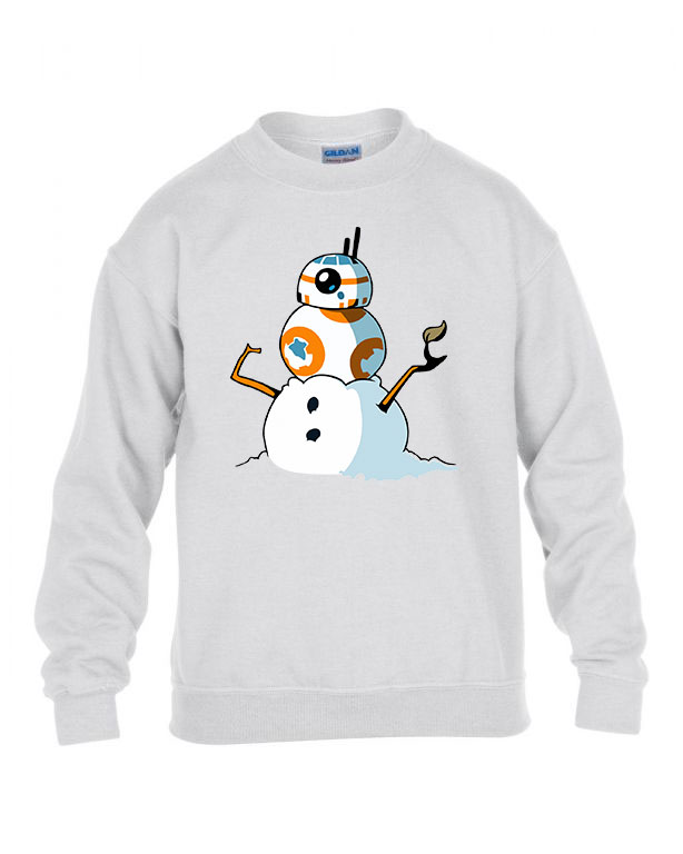 Star Wars BB8 Fehér Gyerek Pulóver
