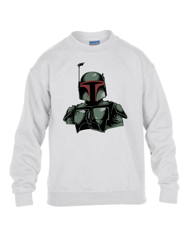 Star Wars Boba Fett Fehér Gyerek Pulóver