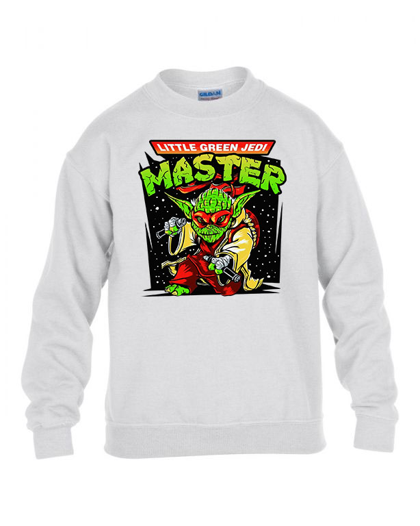 Star Wars Yoda Jedi Fehér Gyerek Pulóver