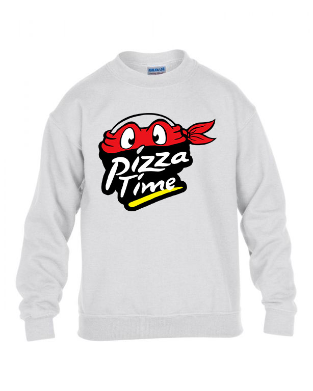 Tini Ninja Teknőcök Pizza Fehér Gyerek Pulóver