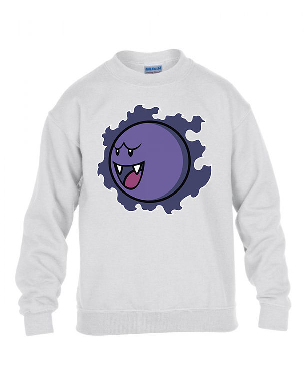 Pokemon Gastly Fehér Gyerek Pulóver
