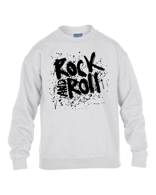 rock n roll Fehér Gyerek Pulóver