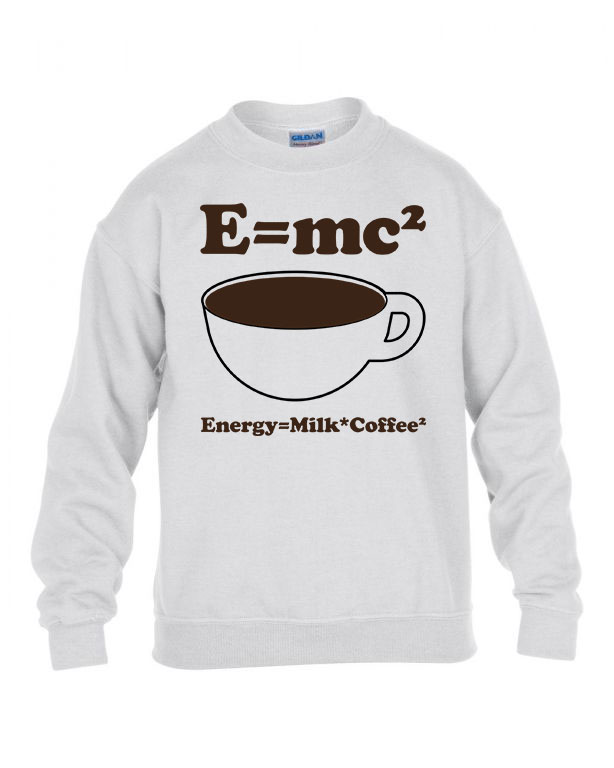kávé emc 2 Fehér Gyerek Pulóver