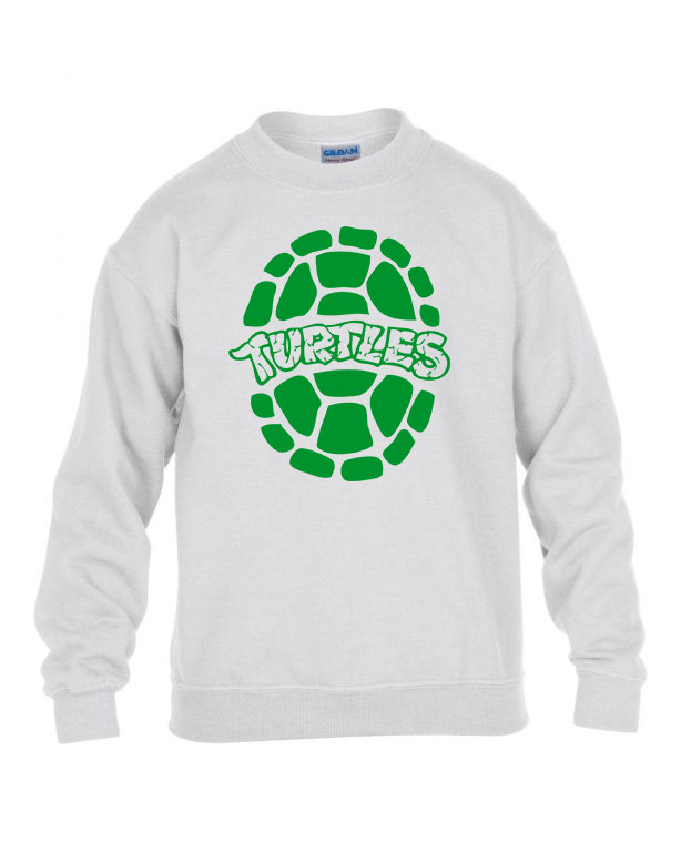 turtles teknőcök Fehér Gyerek Pulóver