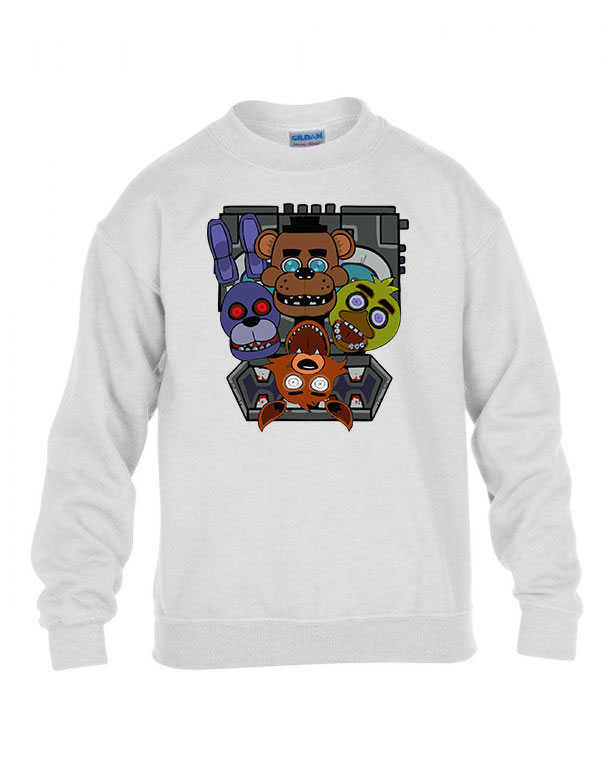 Five Nights At Freddy's Fehér Gyerek Pulóver