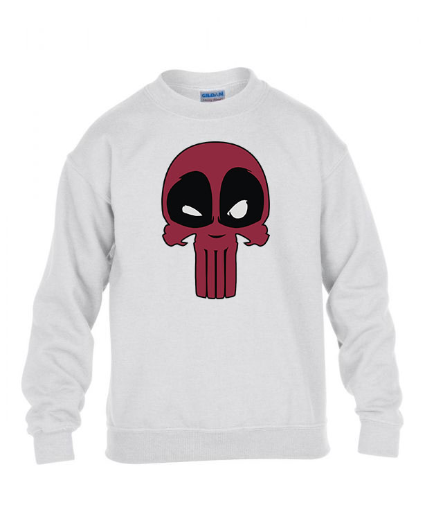 deadpool Fehér Gyerek Pulóver