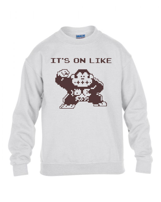 Donky Kong Fehér Gyerek Pulóver