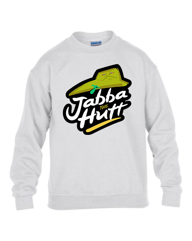 star wars jabba pizza hut Fehér Gyerek Pulóver
