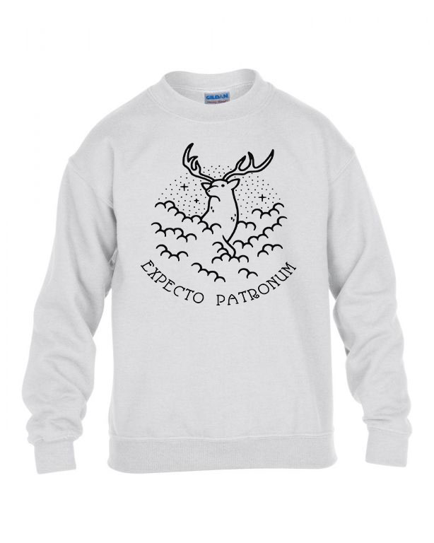 harry potter expecto patronum Fehér Gyerek Pulóver
