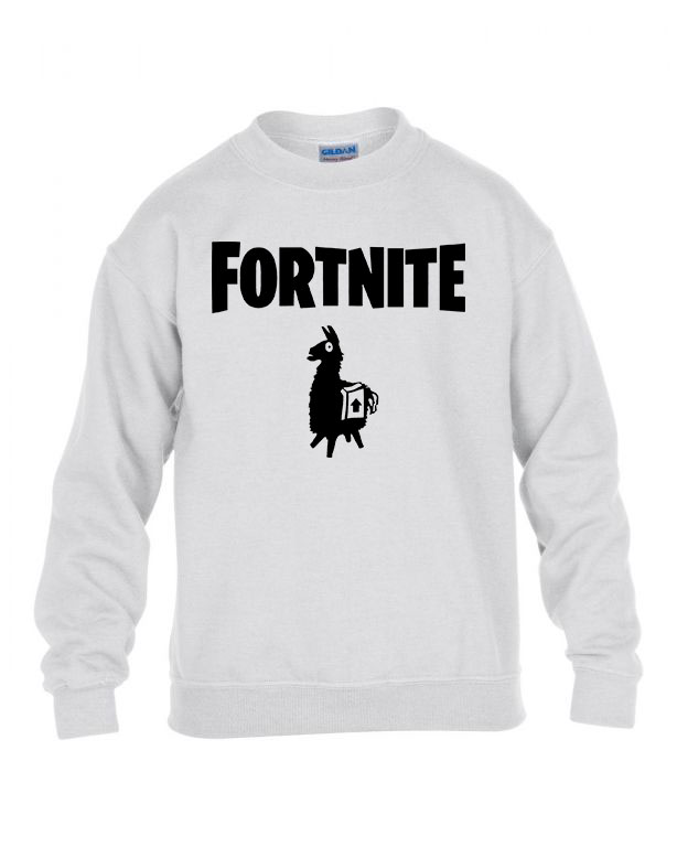 fortnite loot láma Fehér Gyerek Pulóver