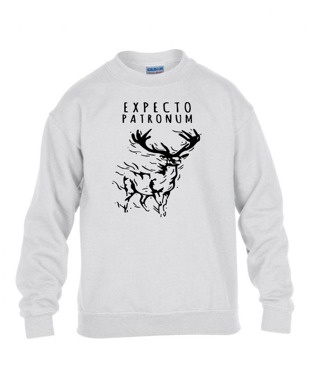 harry potter expecto patronum patronus Fehér Gyerek Pulóver