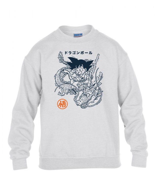 son goku dragon ball Fehér Gyerek Pulóver