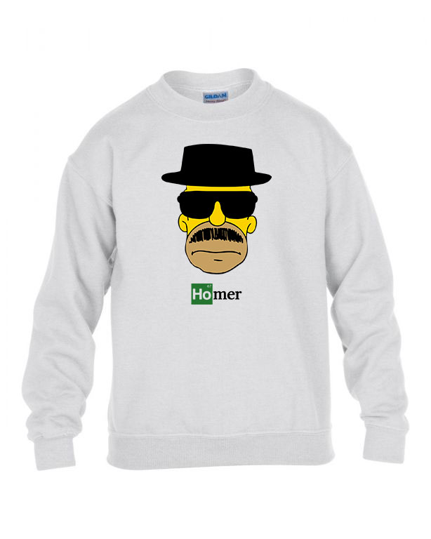 homer simpson breaking bad heisenberg Fehér Gyerek Pulóver