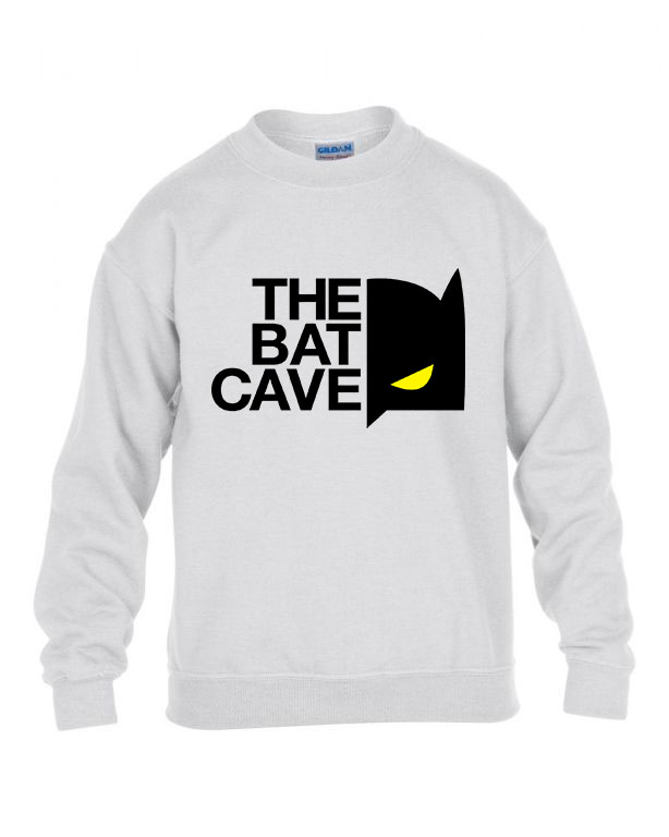 batman batcave Fehér Gyerek Pulóver