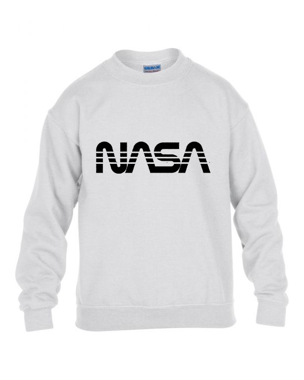 nasa Fehér Gyerek Pulóver
