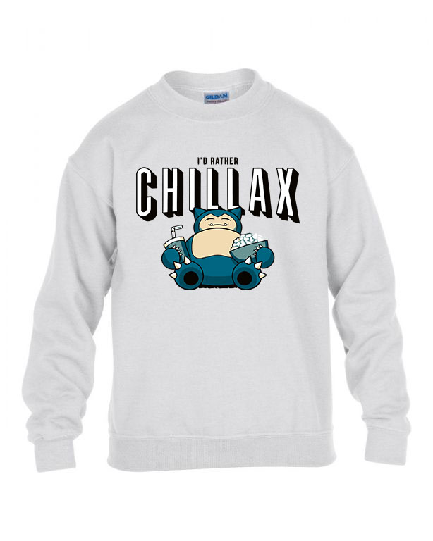 snorlax pokemon Fehér Gyerek Pulóver