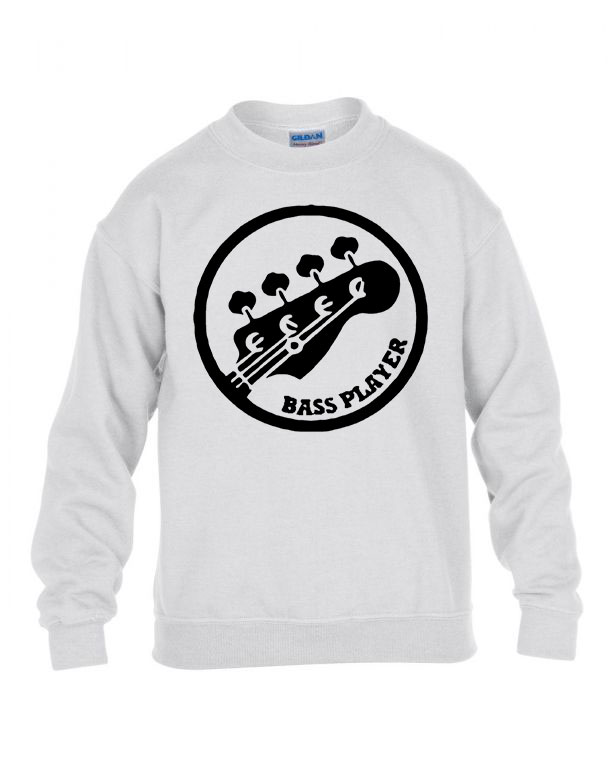 gitár gitárs bass gitár Fehér Gyerek Pulóver