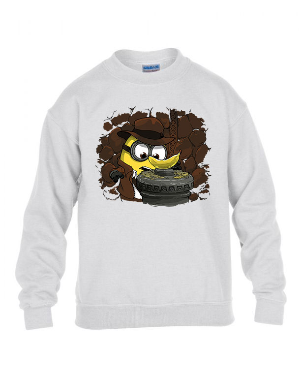 banana minions minyonok Fehér Gyerek Pulóver