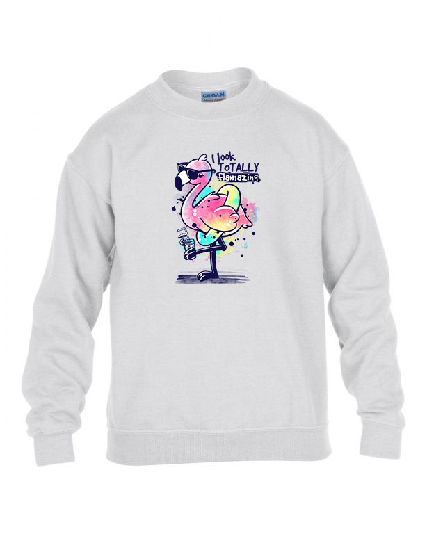 flamingo flamazing Fehér Gyerek Pulóver