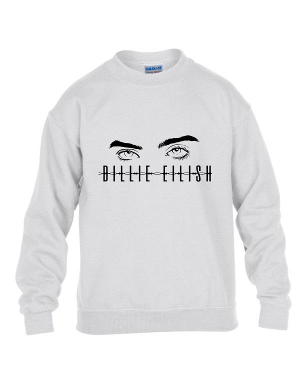 billie eilish Fehér Gyerek Pulóver
