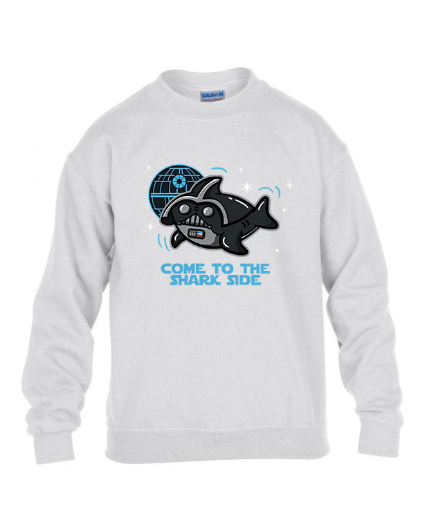 cápa cápás shark side Fehér Gyerek Pulóver