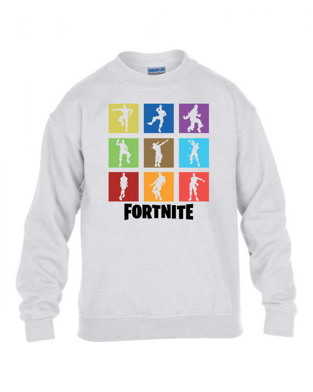fortnite emotok Fehér Gyerek Pulóver