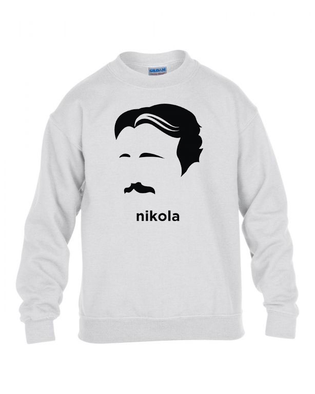 nikola tesla Fehér Gyerek Pulóver