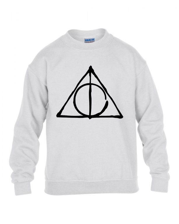 harry potter halál ereklyéi Fehér Gyerek Pulóver