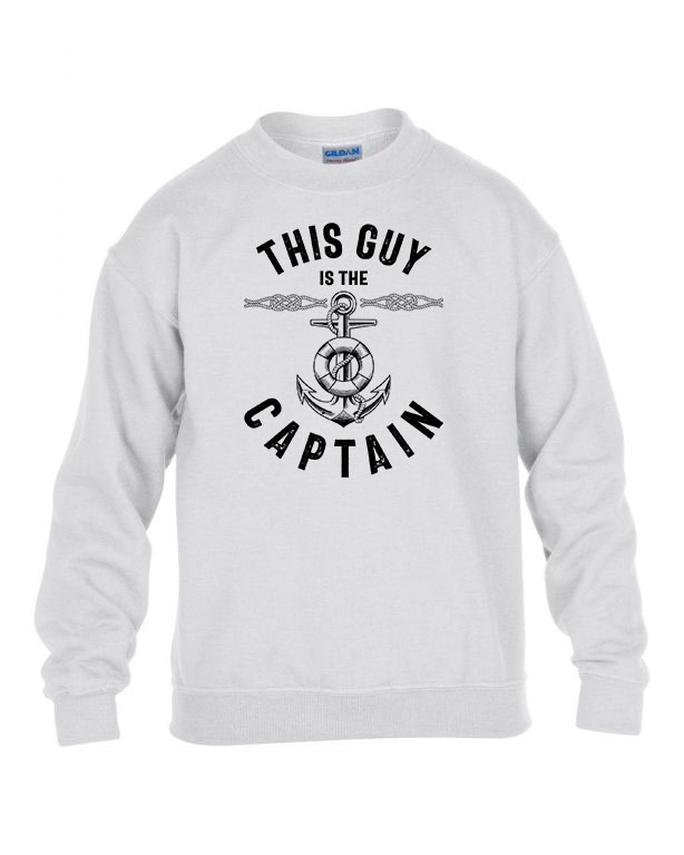 captain kapitány Fehér Gyerek Pulóver