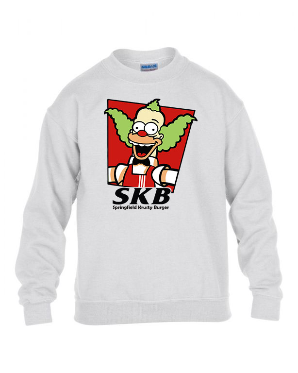 krusty burger simpson család Fehér Gyerek Pulóver