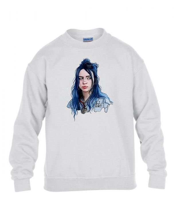 billie eilish Fehér Gyerek Pulóver
