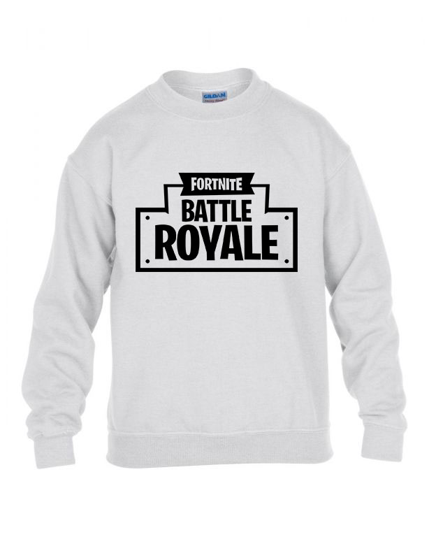 fortnite battle royale Fehér Gyerek Pulóver
