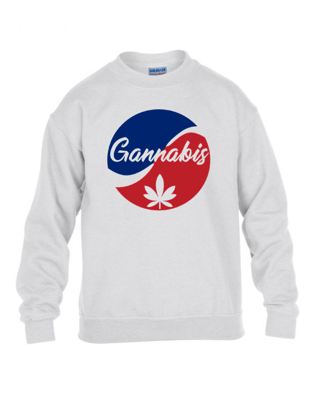 cannabis kanabisz  Fehér Gyerek Pulóver