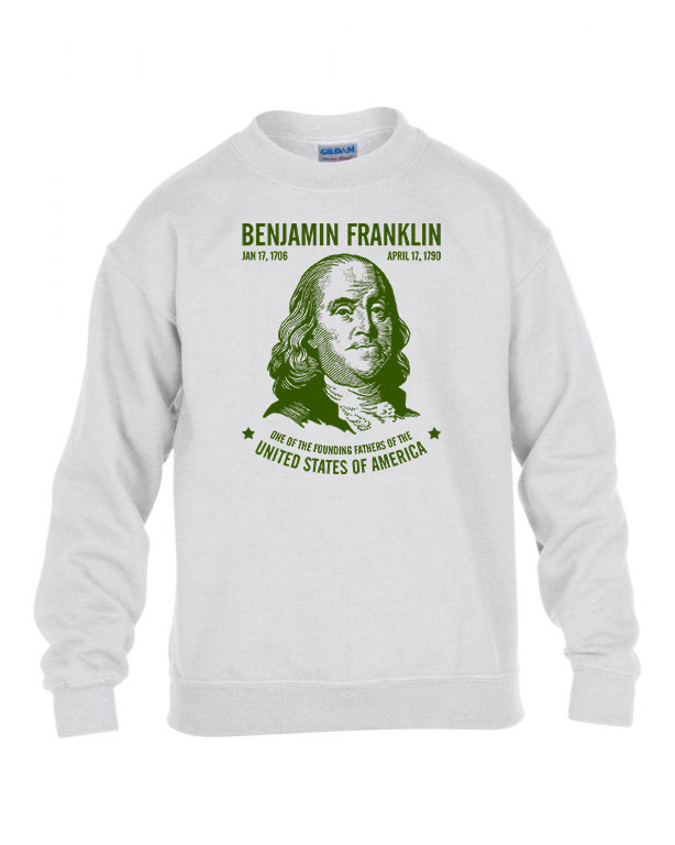 benjamin franklin Fehér Gyerek Pulóver