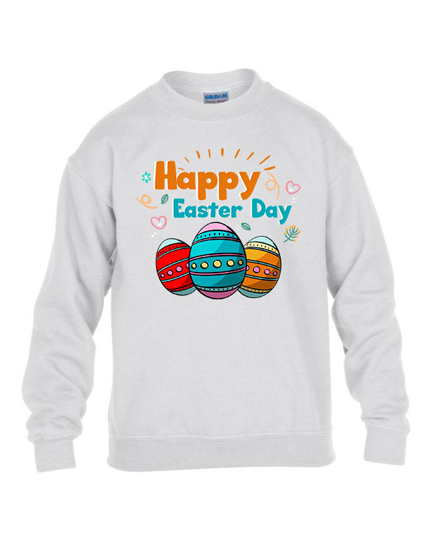 happy easter húsvét Fehér Gyerek Pulóver