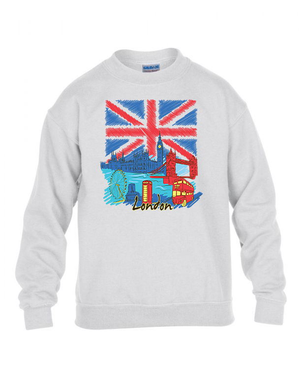 london anglia Fehér Gyerek Pulóver