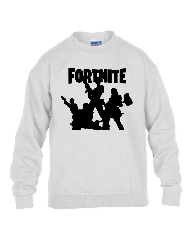 fortnite squad Fehér Gyerek Pulóver