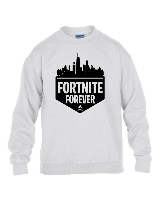 fortnite forever Fehér Gyerek Pulóver