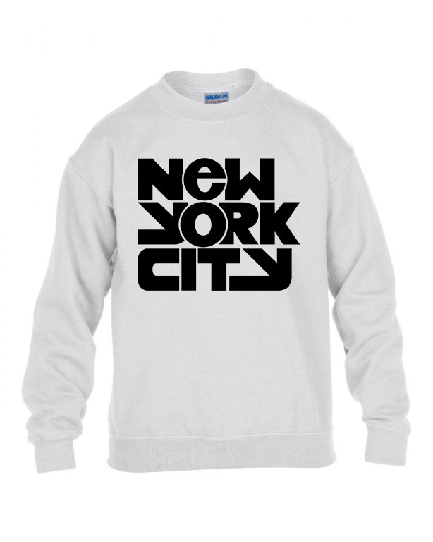 new york city Fehér Gyerek Pulóver