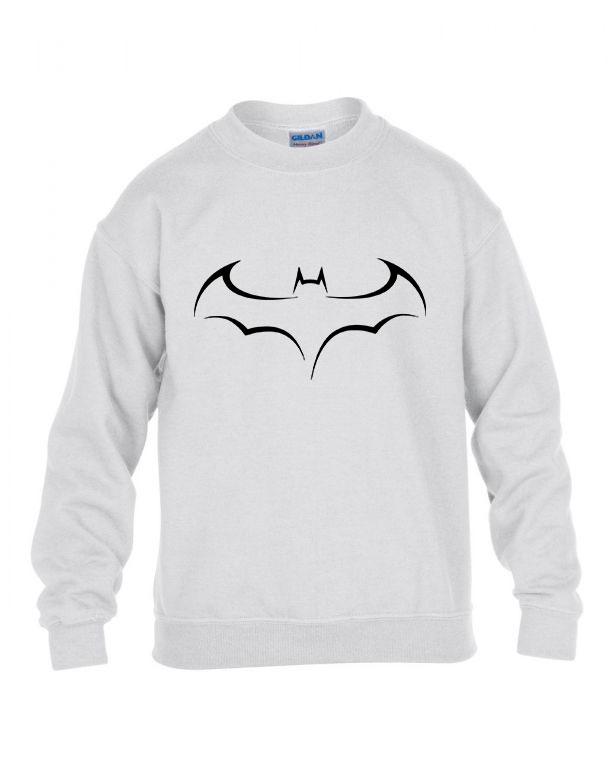Batman Fehér Gyerek Pulóver
